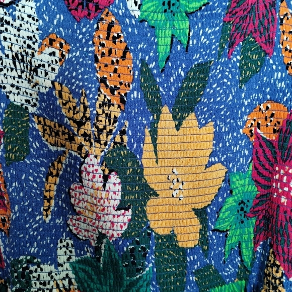 Soft Surroundings Simona Maxi Dress Bright Floral Women's Size XL - Picture 4 of 8